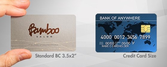 Credit Card Sized Business Card